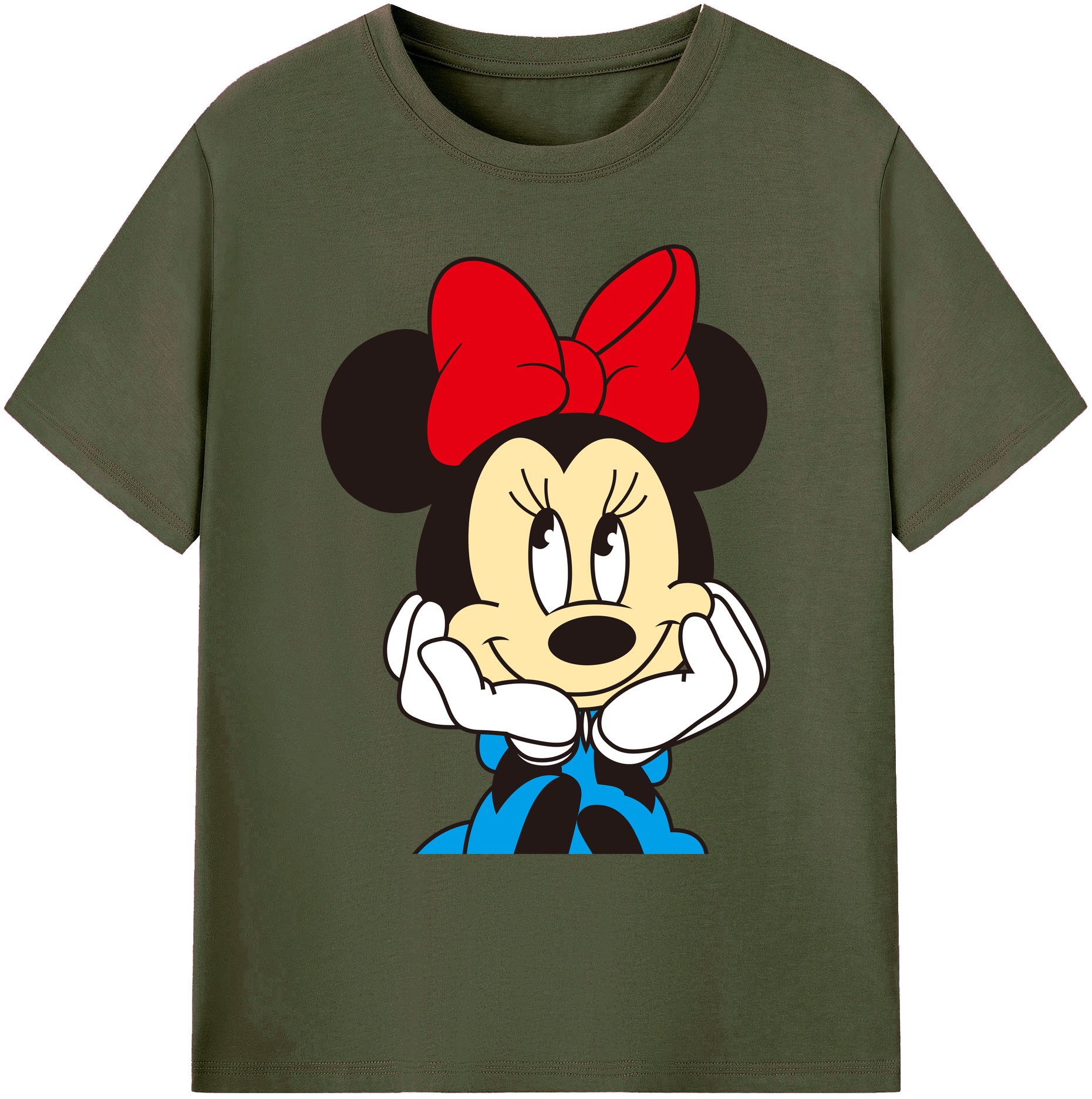 ミッキーマウス Mickey Mouse 綿100％ メンズ半袖Tシャツ｜肌触りやわらか＆通気性